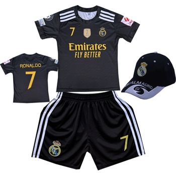 Numberoplus dětský fotbalový dres Komplet Real Madrid AWAY - Cristiano Ronaldo CR7