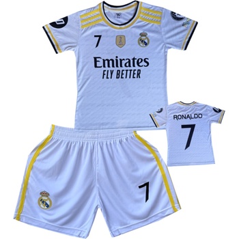 Numberoplus Premium dětský fotbalový dres Komplet Emirates Fly Better - Cristiano Ronaldo CR7