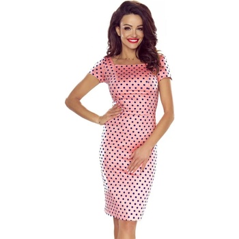 Numoco 440-2 růžové s tmavě modrými puntíky