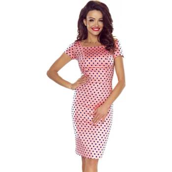 Numoco 440-2 růžové s tmavě modrými puntíky