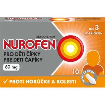 NUROFEN PRO DĚTI RCT 60MG SUP 10