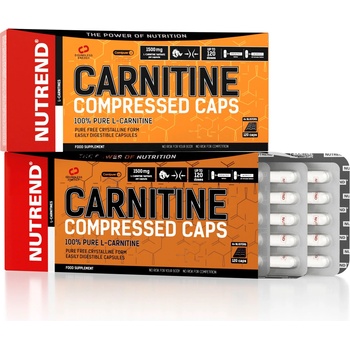 NUTREND Carnitine compressed 120 kapslí
