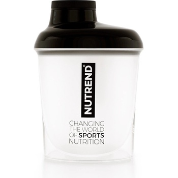 Nutrend Shaker mini 300 ml Průhledná amp; černá