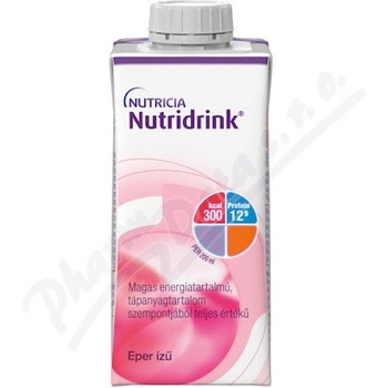 NUTRIDRINK S PŘÍCHUTÍ JAHODOVOU POR SOL 24X200ML