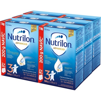 Nutrilon 3 Advanced DUO balení 6 x 1 kg