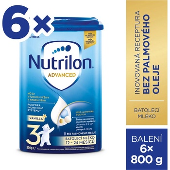 Nutrilon 3 Advanced Vanilla 6 x 800 g