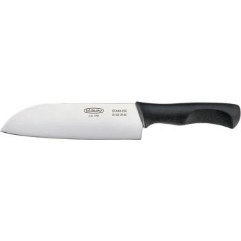 Nůž kuchyňský Mikov Santoku 74-NH-16 - černý-stříbrný