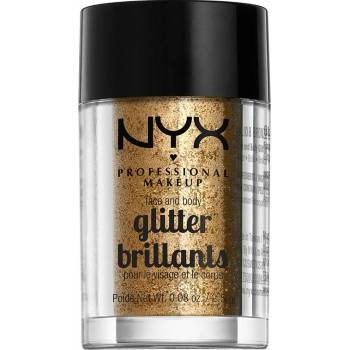 NYX Professional Makeup Glitter třpytky na obličej i tělo 08 Bronze 2,5 g