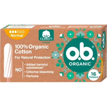 O.B. Tampóny Organic Normal 16 ks