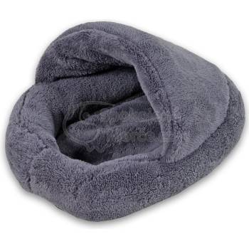 O'lala Pets Papuče pelíšek pro hlodavce šedý 34 x 26 cm