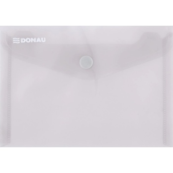 Obálka s drukem Donau průhledná, A6, PP, kouřová