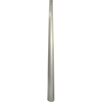 Obouvací lžíce kovová 63 cm stříbrná