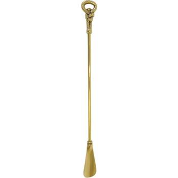 Obouvací lžíce na obuv mosazná - uzel - 48 cm