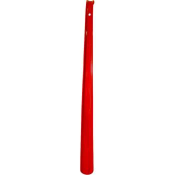Obouvací lžíce plastová 60 cm červená