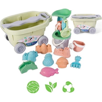 OEM - WOOPIE GREEN Písková sada s vozíkem 13 ks