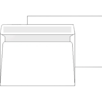OFFICEO Obálky C4 - navlhčovací lepidlo, 25 ks