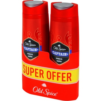 Old Spice Captain sprchový gel 2 x 400 ml dárková sada