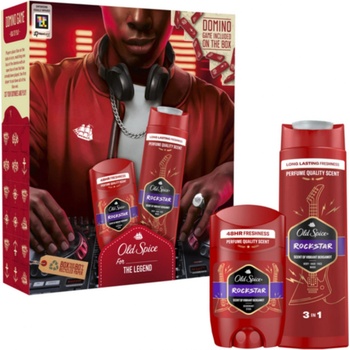 Old Spice Rockstar sprchový gel 400 ml + qua tang deostick 50 ml dárková sada