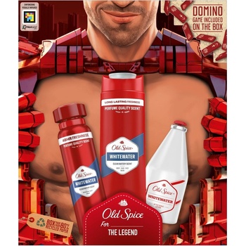 Old Spice Whitewater voda po holení 100 ml + sprchový gel 250 ml + deospray 150 ml dárková sada