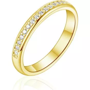 Olivie Snubní stříbrný prsten PRAMÍNEK GOLD 8584