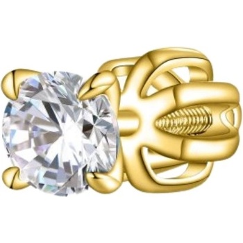 Olivie stříbrná náušnice PIPPI GOLD 8764