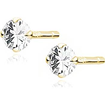 Olivie stříbrné náušnice GOLD 7903