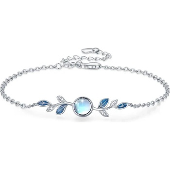 Olivie stříbrný náramek MĚSÍČNÍ KÁMEN 7835