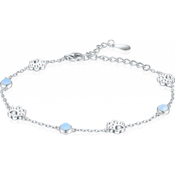 Olivie stříbrný náramek MĚSÍČNÍ KÁMEN 8117