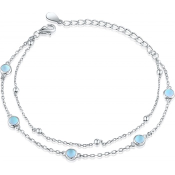 Olivie stříbrný náramek MĚSÍČNÍ KÁMEN 8118