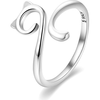 Olivie Stříbrný prsten Kočka 2910