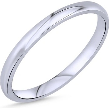 Olivie Úzký snubní stříbrný prsten 7139