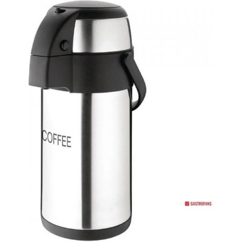 Olympia termoska s pumpičkou a vyleptaným nápisem Coffee 3 l
