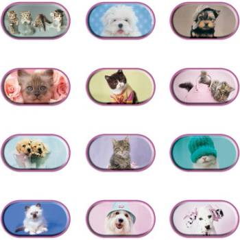 Optipak pouzdro ozdobné se zrcátkem kočky a psi