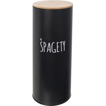 Orion dóza plech Bambus Špagety Black 11 cm