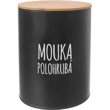 Orion Dóza Polohrubá mouka Black černá 2,3 l