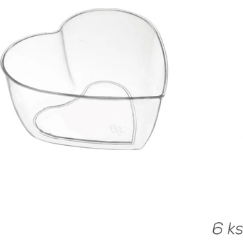 Orion Kelímky na dezerty ve tvaru srdce 0,12 l