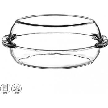 Orion Pekáč sklo ovál 2,25 l+2,25 l víko