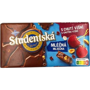 Orion Studentská pečeť mléčná s chutí višní 170 g