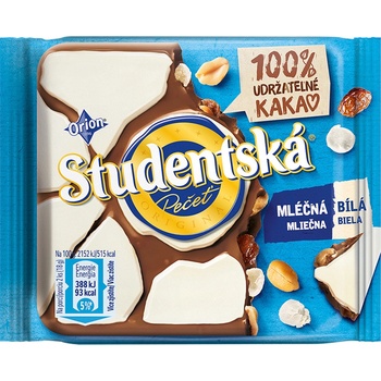 ORION STUDENTSKÁ PEČEŤ mléčně-bílá 90 g