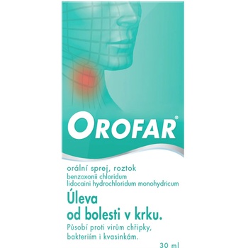 OROFAR ORM 2MG/ML+1,5MG/ML ORM SPR SOL 1X30ML