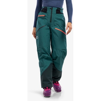 Ortovox W's 3L Deep Shell pants Pacific Green