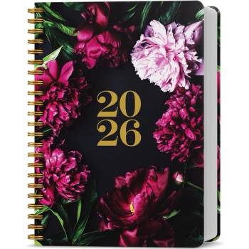 Oskar Twin A5 Týdenní 2026 Pivoňky