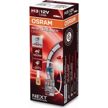 Osram Night Breaker Laser H3 PK22s 12V 55W 64151NL