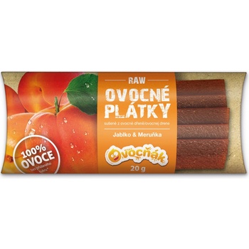 Ovocňák Ovocné plátky jablko a meruňka 20 g