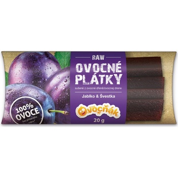 Ovocňák Ovocné plátky jablko švestka 20 g