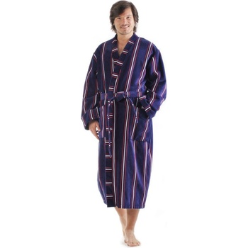 Oxford proužek pánské bavlněné kimono 1212