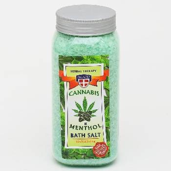 Palacio Konopná sůl do koupele s mentolem 900 g