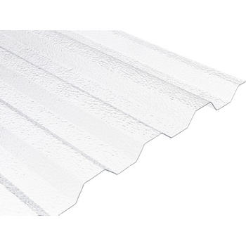Palram Trapézový polykarbonát 76/18 hrubá struktura 1,06 x 2 m čirý