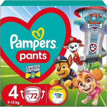 Pampers Pants Paw Patrol 4 72 ks