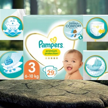 Pampers premium protection 3 29 ks